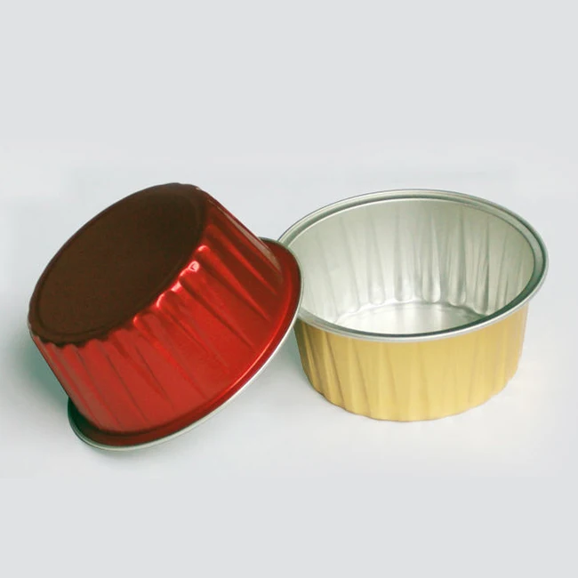 Disposable Color Coated Smoothwall Aluminum Foil Baking Cups Buy