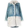 Winter Thickening Of Warm Denim Fur Coats For Women