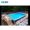 2017 New design adult plastic swimming pool,inflatable adult swimming pool,swimming pool equipment