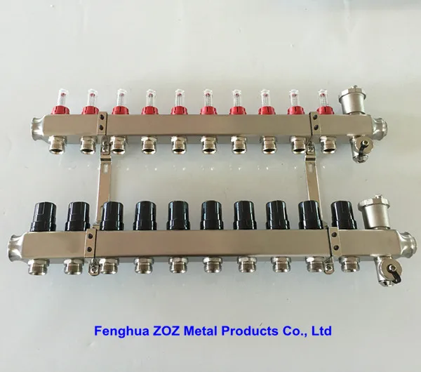 Floor Heating Manifold,Stainless Steel Central Floor Heating Manifolds