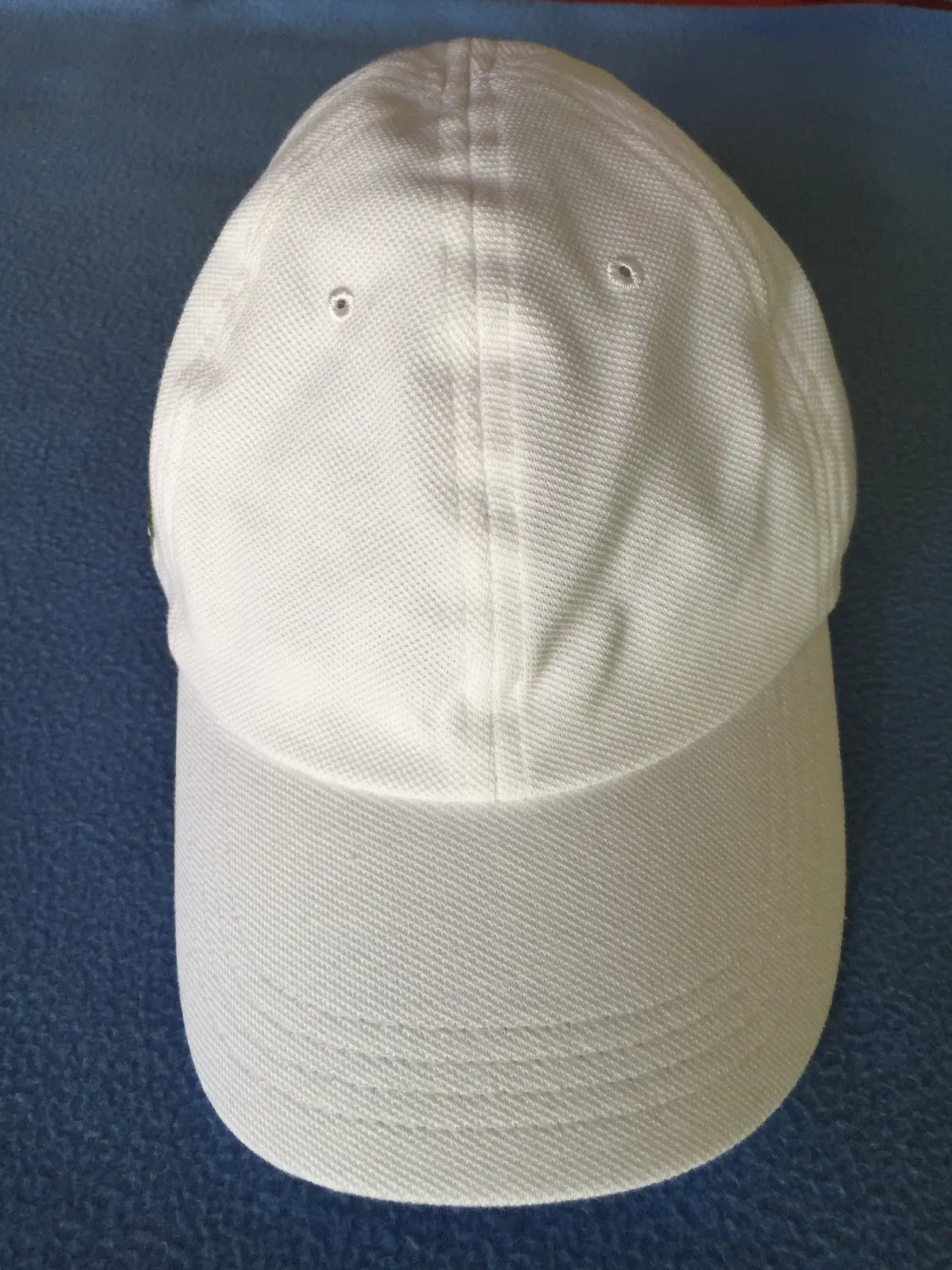 Casual 6 Panel Unstructured Polyester Blank White Eyelets Baseball Cap ...