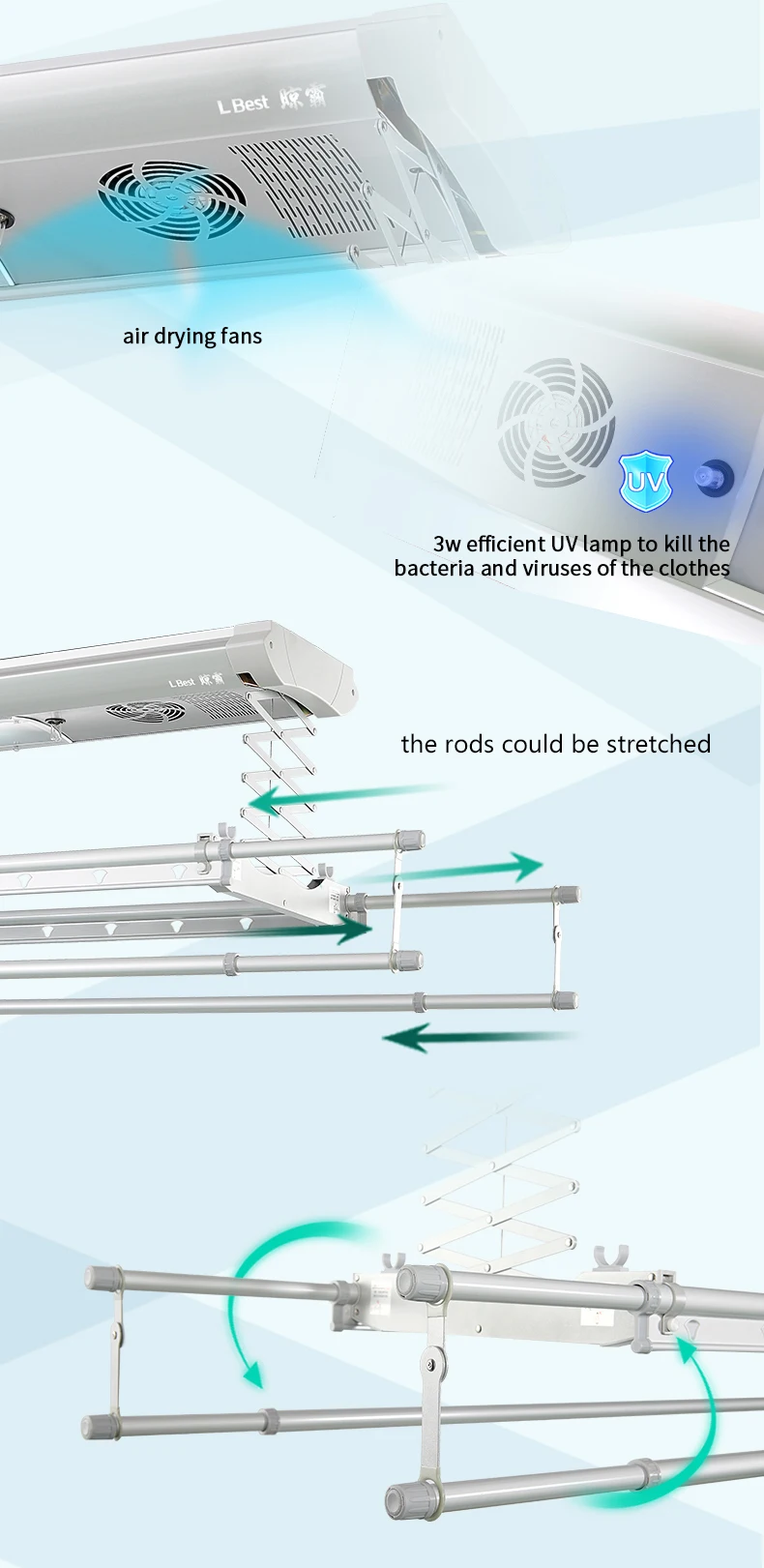 Profesional Para El Hogarinteligente Balcón Diseño Del Techo Eléctrico