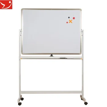 magnetic whiteboard double sides mobile 240cm movable ydb larger wheels