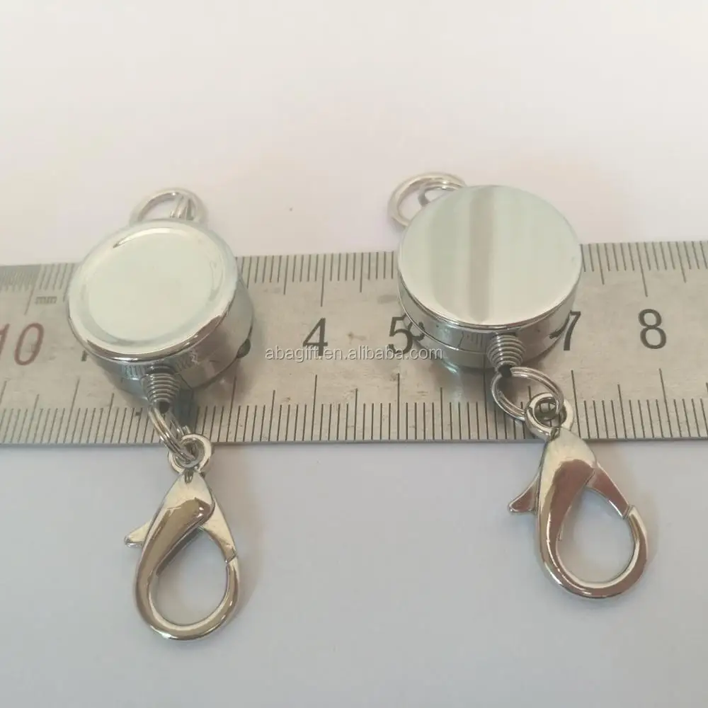 Round Shape Small Size Retractable Metal Yoyo Key Chain Buy Yoyo Key