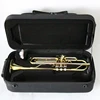 OEM Handmade Cheap Price Brands Musical Instruments Professional Tromba Trompete Trompeta Bb Tone Key B Flat Gold Brass Trumpet
