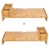 Bamboo computer Stand Table, Monitor Stand Riser Laptop Cellphone TV Printer Stand