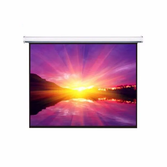 Hot Selling Factory Price Standard 100 Inch Motorized Projector Screen 169 Electric Projection