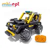 High quality remote control block car toy car assembly kit with battery usb charger for sale
