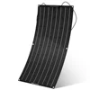 ETFE film Monocrystalline Lightweight 100 Watt Flexible Solar Panel for Marine & RV/Boat/Other Off Grid Applications