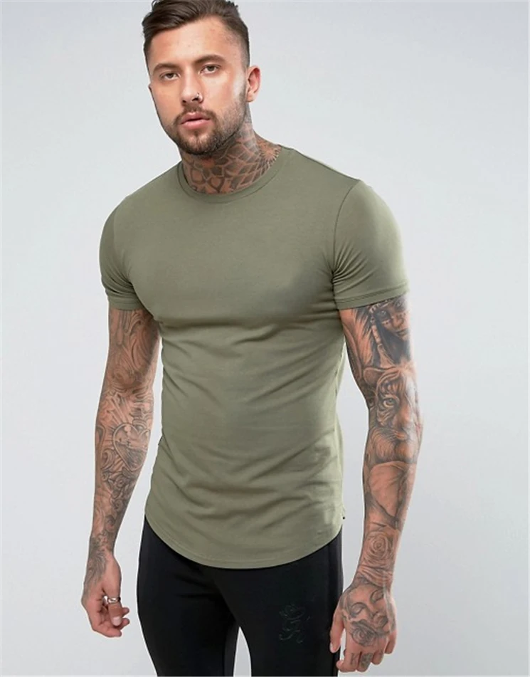 2018 Custom 100% Cotton Xxxxl Tight Mens T Shirts - Buy Muscle Fit T ...