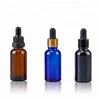 30ml green amber black e liquid essential oil glass dropper bottle with childproof cap