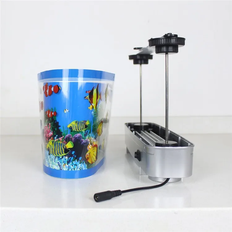 Led Lighted Fake Fish Aquarium With Illusion Of Swimming Fish Buy