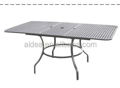 garden furniture K.D. aluminum extension table