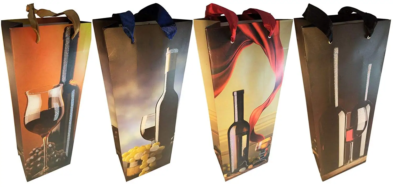 wine gift bags bulk