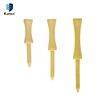 Factory OEM assorted color wooden cone shape limited tees , big sale golf accessory T163