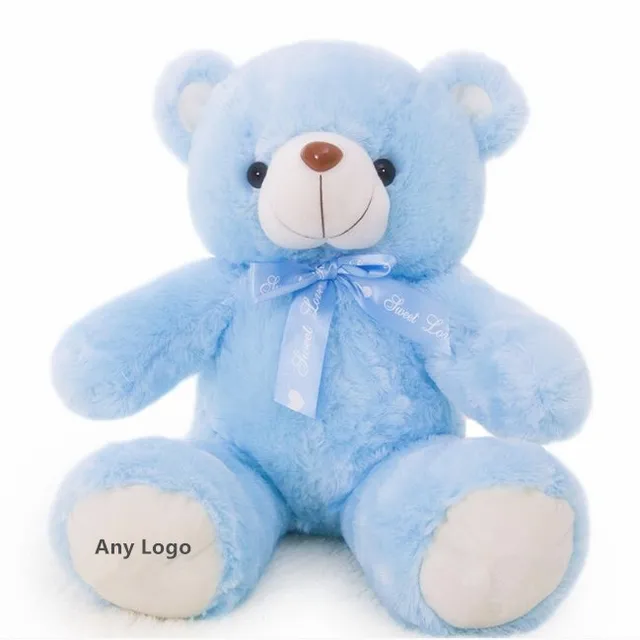 smiling blue bear