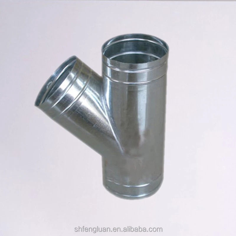 Spiral Duct And Fittings Yshaped Tjoint Buy Spiral Duct And Fittings,Fittings Yshaped,Air