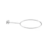 Metal chrome ball display rack cap holder for crossbar