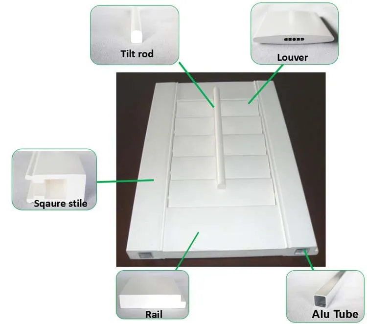 Shutter Slats Pvc Window Shutter Parts Buy Polywood Shutter Parts