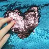 2017 hot sale two side colors magic mermaid reversible sequin pillow/fabric color changing for DIY pillow.