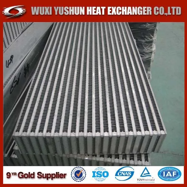 China Supplier Direct Factory Plate Fin Aluminum Water Air Intercooler