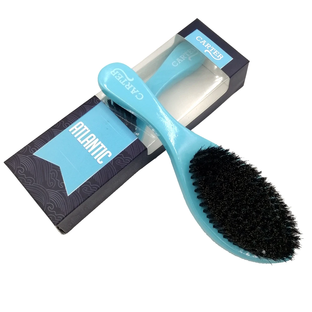 Amazon Hot Selling100 Boar Bristles Wave Hair Brush And 360 Wave Brush
