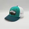 High Quality Trucker Hat Custom,6 Panel Cotton Patch Logo Mesh Trucker Hats,Low Profile Embroidery Patch Half Mesh Trucker Cap