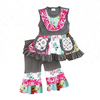 In Stock Kids Girls Vintage Style Western Children Princess Dress