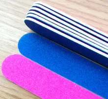 Sandpaper nail file wood chip Polished Nail File Nail Art stickers essential Nail tools wood Cosmetology