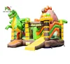 Customized Size Dinosaurs Inflatable Bounce House / Toddler Bouncy Castle With Slide