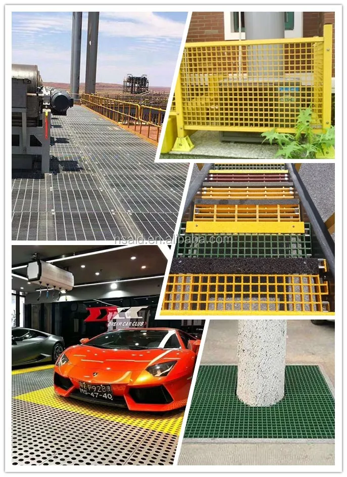 Low Maintenance Uv Resistant Frp Grating For Agriculture Composite