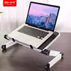 SIKAI Amazon Hot Trendy Portable Adjustable Aluminum Laptop Desk Stand, Standing Laptop Desk Rising Height Foldable Laptop Stand