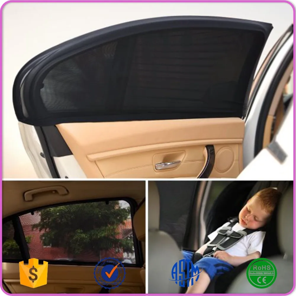 Premium Quality Portable Custom Black Sun Protection Car Window Sun