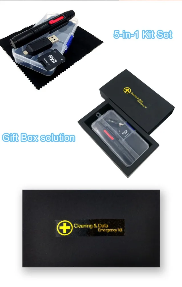 Customized Gift Box Carbon Dust Lens Cleaning Pen for dslr Camera