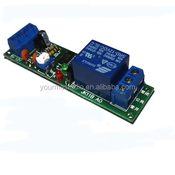 Trigger Delay Circuit Adjustable Time Delay Relay Module