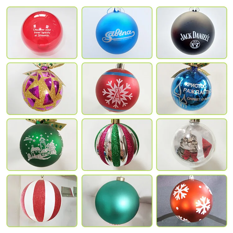 Christmas Balls Baubles Extra Large Plastic Ball Christmas Ornaments
