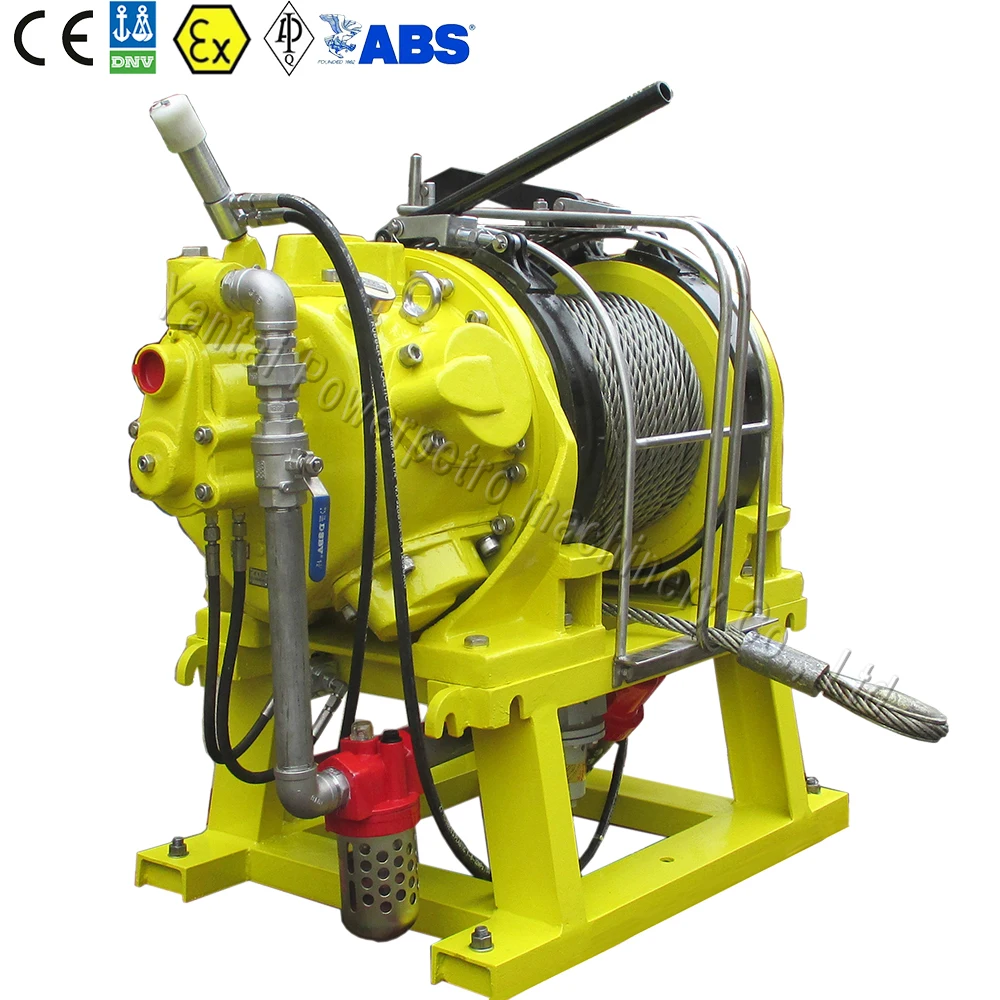 5t Api Ccs Abs Certificated Disc Brake Air Winch,Speed Control Air