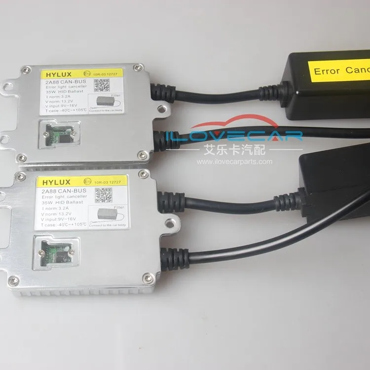 Hylux Hid Ballast 2a88 Canbus 35w Error Light Canceller 3.2a For Auto