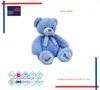 2018 hot sale design of stuffed blue teddy bear toys