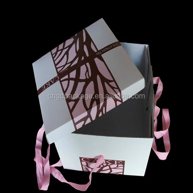 Custom Cardboard Tiered Wedding Cake Boxes Buy Tiered Cake Boxes