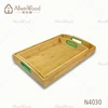 High Quality Bamboo Serving Tray in 2pcs Sets