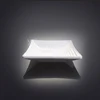 Multi color tableware restaurant melanine plates hot plastic plates striped