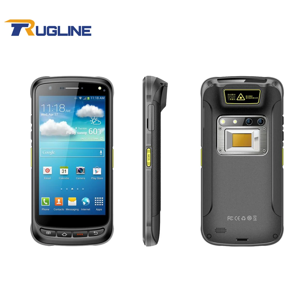 Android 6.0 Os Barcode Scanner Door Lock With 13mp Camera Iris Scanning