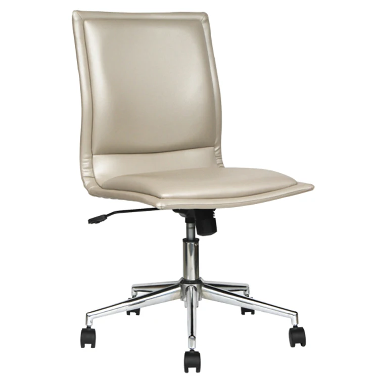 Conference Room Training Chair With Soft Pu Lumbar Support High Back
