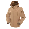 Outdoor wind and rain proof jacket military softshell tactical winter jacket