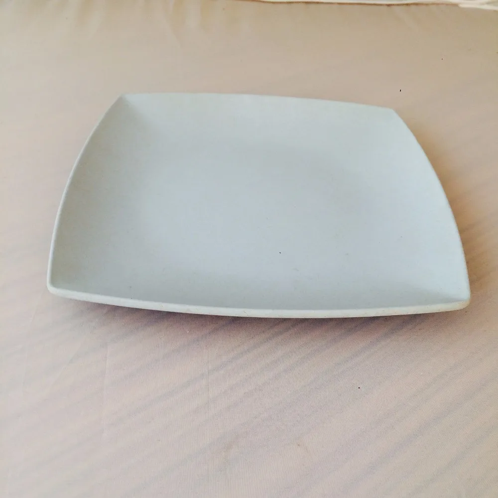 Eco Friendly Rice Husk Fiber Dinner Plates Disposablebamboo Wooden Plate Heated Dinner Plates