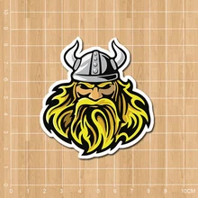 The Viking Logo Notebook/refrigerator/skateboard/trolley case/backpack/Tables/book sticker PVC sticker