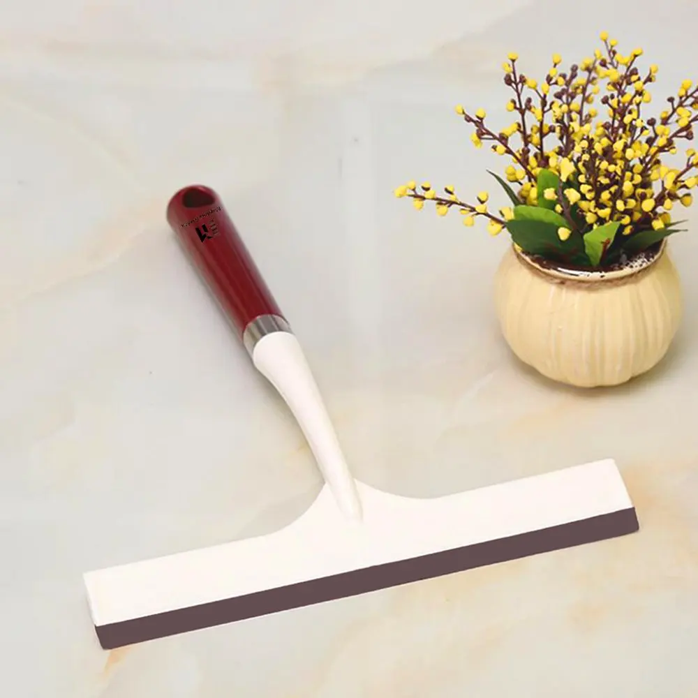 7.8-Inch by 11-Inch Professional Hand-held Rubber Blade Squeegee with Hanging Hole for Cleaning Glass Windows, Shower Doors, Bathroom Tiles, Garage Floors, Mirrors, Car Windshield