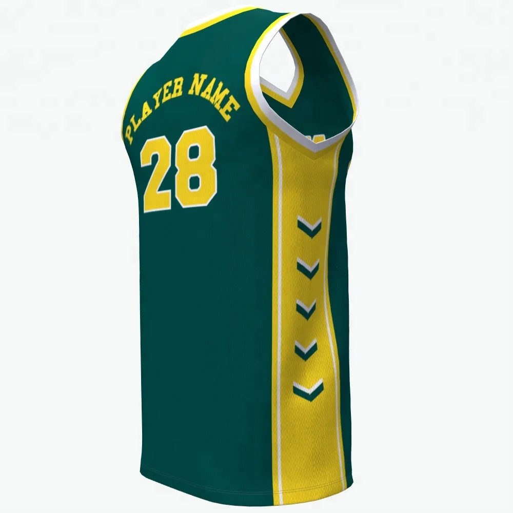 Basketball Team Jersey Custom Design Color Green Buy Basketball