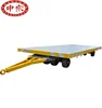 factory usage turntable 15 ton flat low bed truck trailer for sale